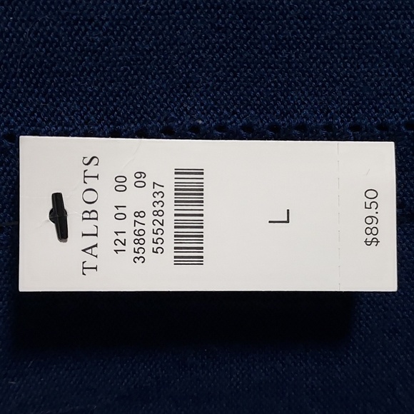 TALBOTS BUTTON DOWN SWEATER NWT ( SIZE LARGE) - Picture 11 of 11